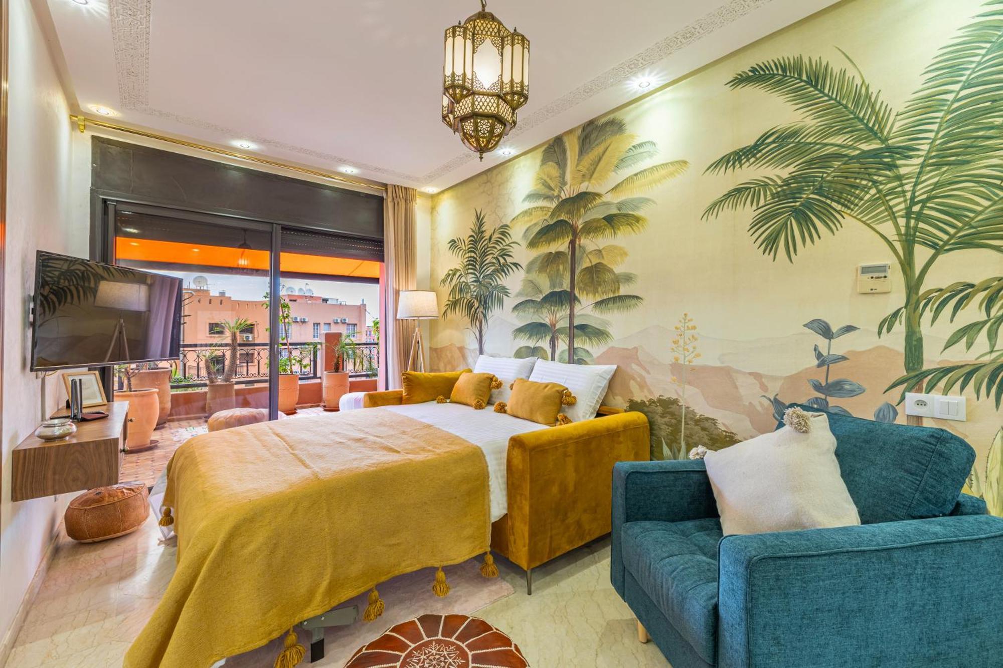 Le Jasmin - Appartement Authentique A Gueliz Marrakesch Exterior foto
