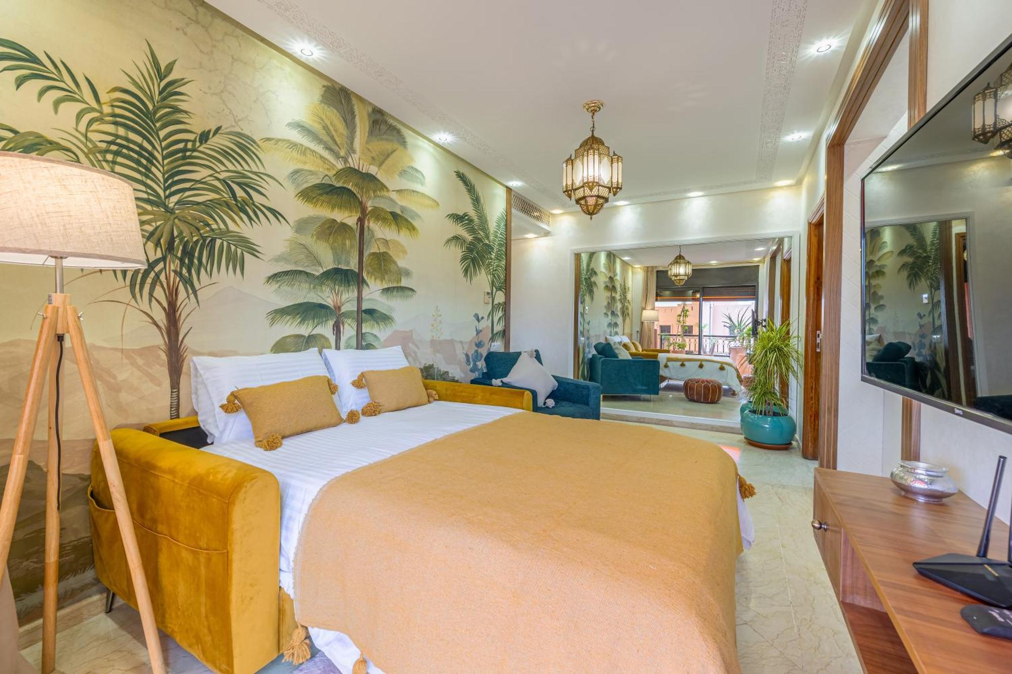 Le Jasmin - Appartement Authentique A Gueliz Marrakesch Exterior foto