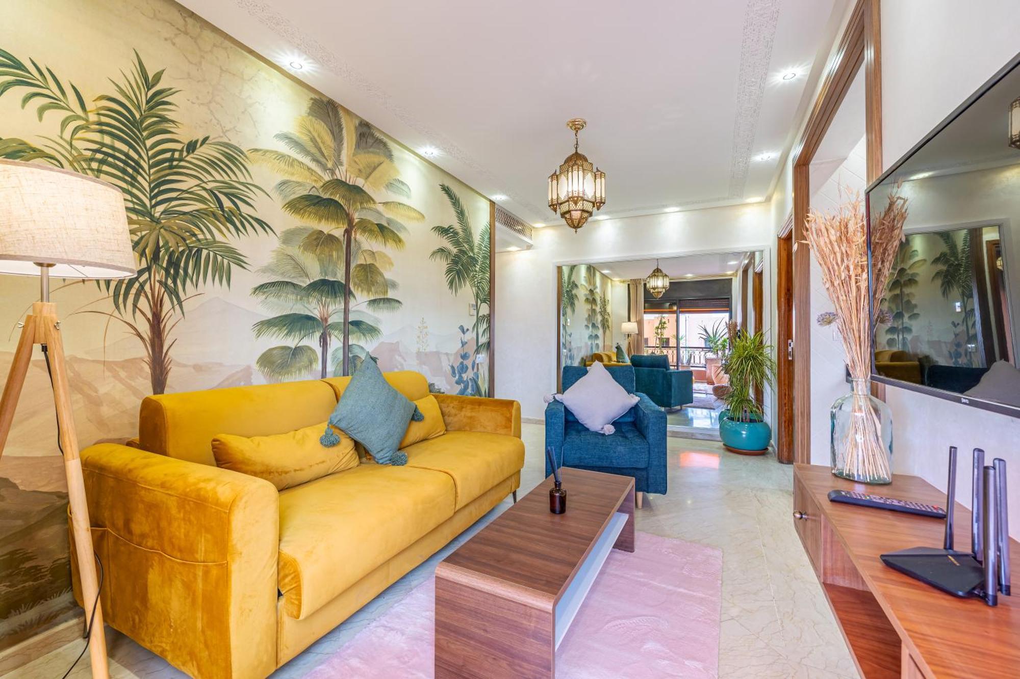 Le Jasmin - Appartement Authentique A Gueliz Marrakesch Exterior foto