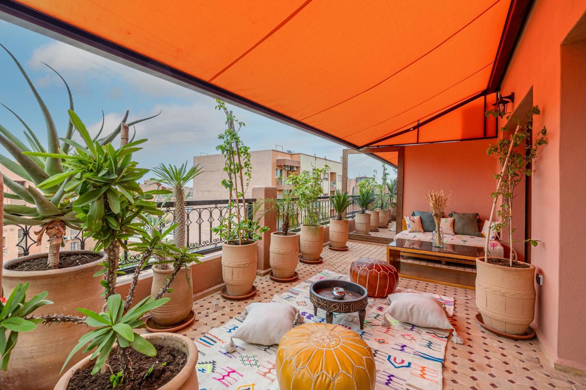 Le Jasmin - Appartement Authentique A Gueliz Marrakesch Exterior foto